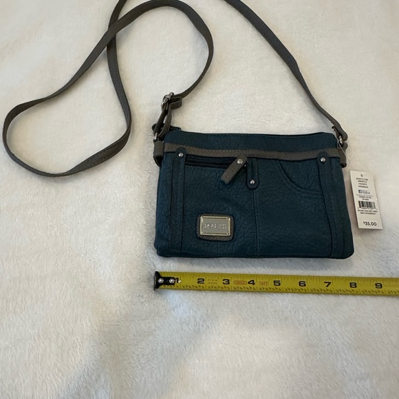 Rosetti Dark Teal Crossbody Bag - Picture 4 of 6